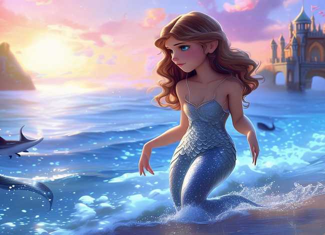 安徒生童话绘本故事;世界经典安徒生童话故事《海的女儿》出绘本啦 安徒生童话绘本故事;世界经典安徒生童话故事《海的女儿》出绘本啦