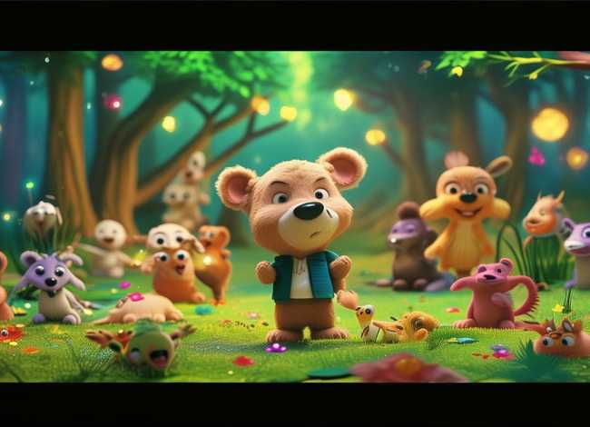 播放动画动物故事、英文电影小学生必看