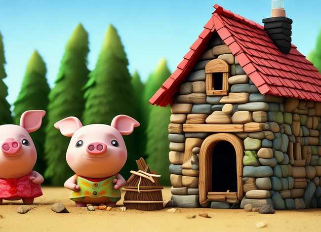 儿童版本三只小猪的故事视频 三只小猪盖房子的故事 儿童版本三只小猪的故事视频 三只小猪盖房子的故事