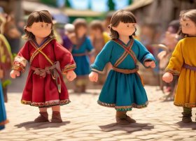 古代衣服怎么画儿童画 画小人怎么画