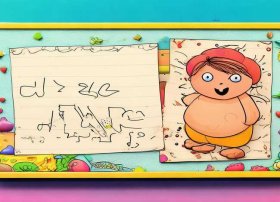 儿童写信简笔画 - 黑板报人物插画简笔画-怎么画小人简笔画图片