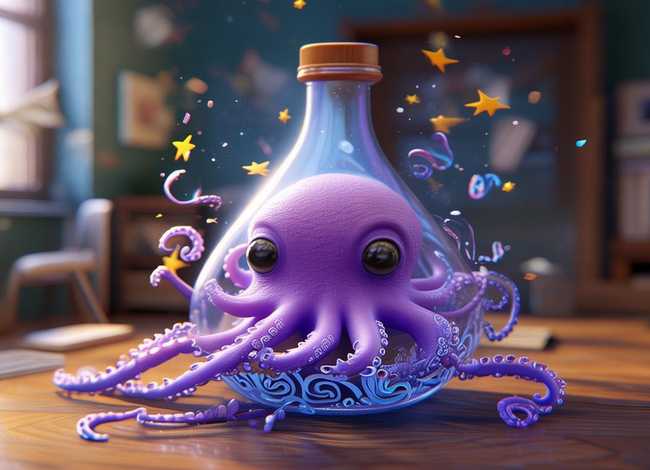 儿童故事瓶子里的小章鱼 激励人努力奋斗的小故事 儿童故事瓶子里的小章鱼 激励人努力奋斗的小故事