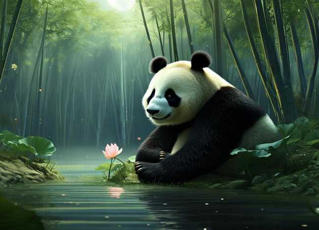 熊猫故事大全免费听，孤独的熊猫咪咪胎教故事