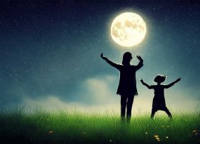 绘本故事合集 - 我爱你,一直到月亮上,再从月亮绕回来那么远月亮主题绘本合集