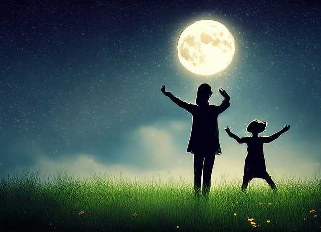 绘本故事合集 - 我爱你,一直到月亮上,再从月亮绕回来那么远月亮主题绘本合集