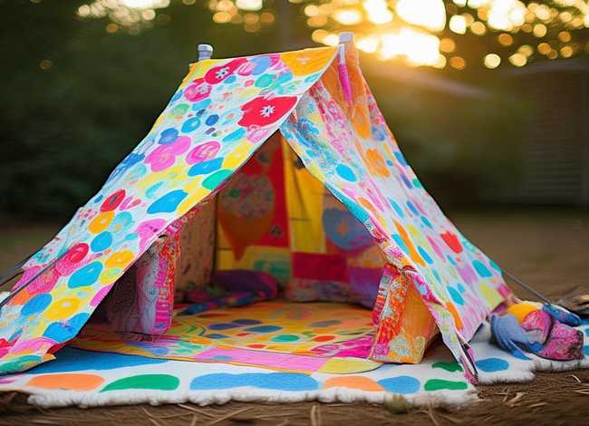 自制儿童帐篷（自制迷你小帐篷教程）