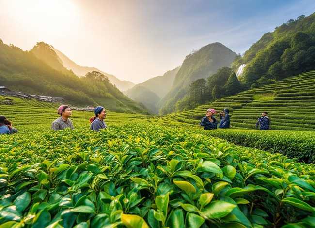 五指山茶文化；五指山水满乡毛纳村旅游景点