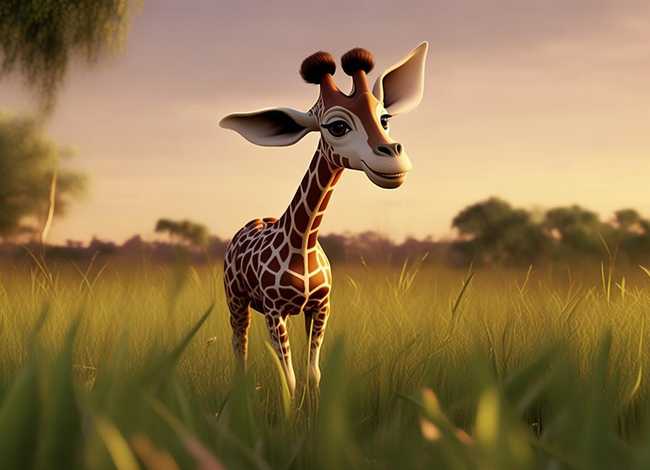 动物园故事大全儿童0-3岁 - 儿童睡前故事大全 长颈鹿找朋友