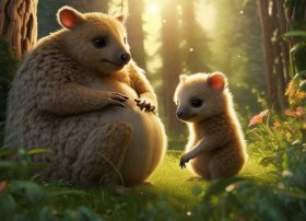 袋鼠小故事，童话故事-小袋鼠