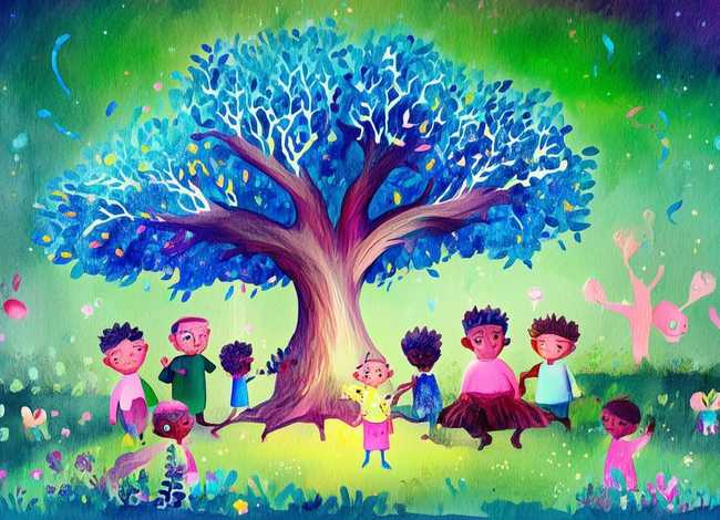 儿童故事插画水彩，儿童之友系列-神奇的水彩内容简介