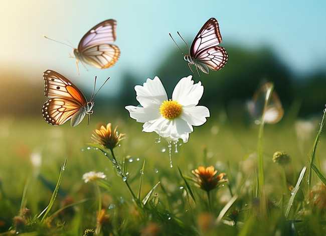 三只蝴蝶小故事 三只蝴蝶故事里大白花因为什么并且什么 三只蝴蝶小故事 三只蝴蝶故事里大白花因为什么并且什么