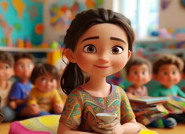 儿童故事书图片绘本 - 幼儿园生活老师