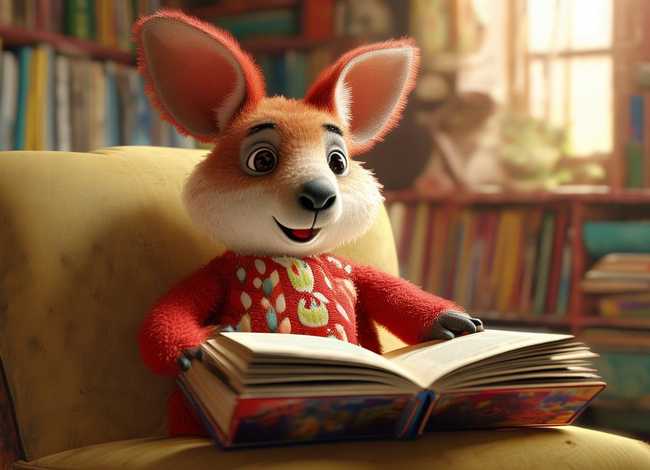 红袋鼠在线听故事会；通话故事热心的红袋鼠