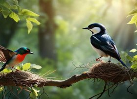 小燕子搭窝的故事，杜鹃学搭窝童话故事