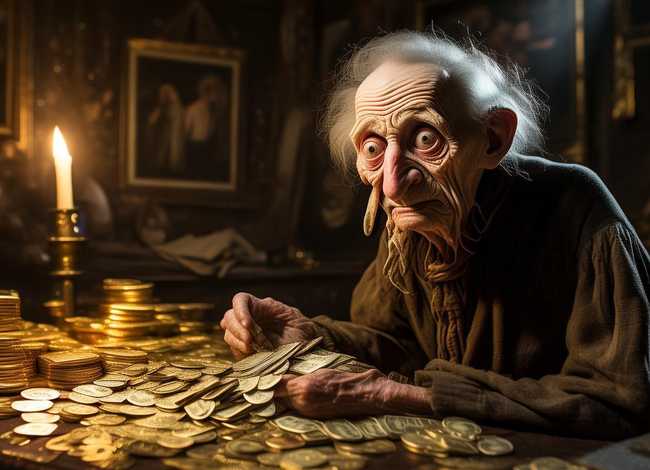 守财奴的经典故事（守财奴是什么寓言故事）