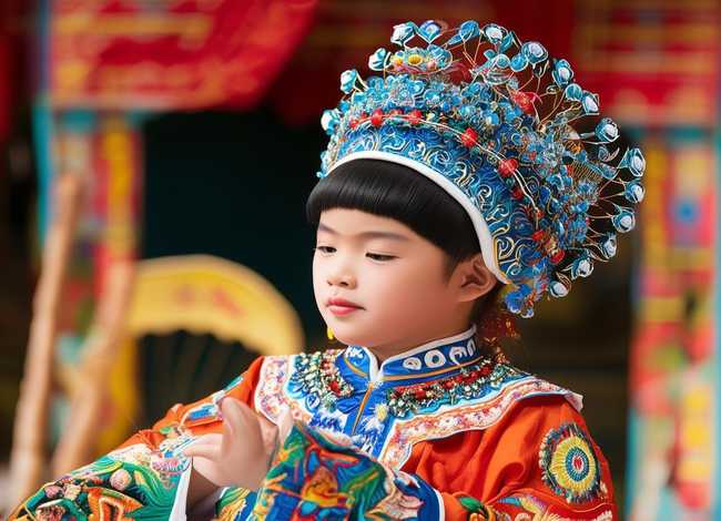 京剧名段儿童 - 刘大庆儿童京剧演员