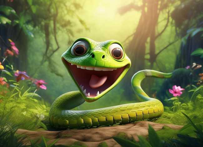 饿的小蛇的故事，读绘本系列01 好饿好饿的小蛇