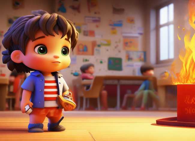 着火的故事儿童总结 - 消防简短故事
