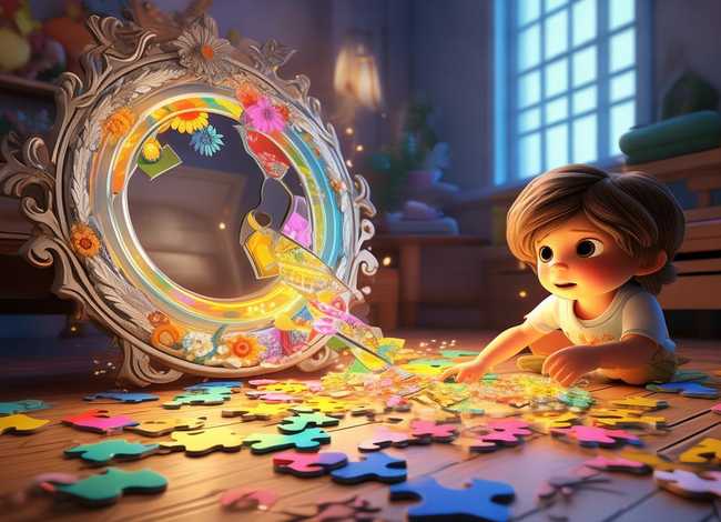 关于镜子的儿童故事书、镜子碎了以后的故事,益智故事《镜子碎了以后》