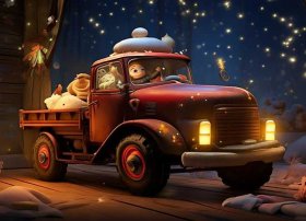 大卡车故事睡前故事文字、睡前故事哄女朋友300字左右