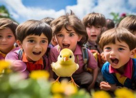 小鸡故事图片 幼儿园看图说话故事救小鸡