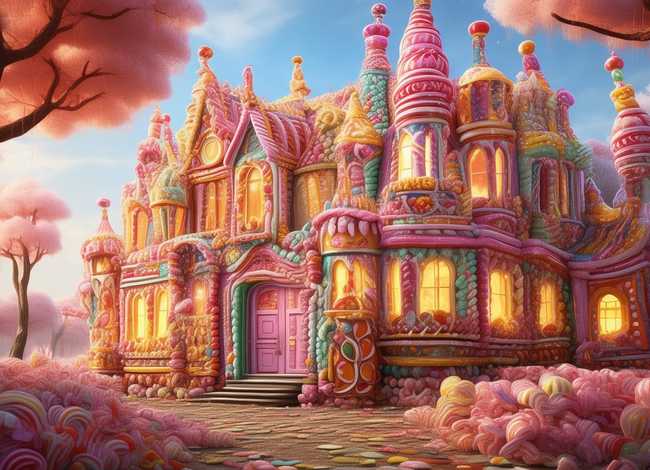 格林童话经典故事糖果屋 糖果屋英文