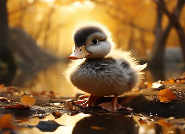 故事情节绘画，安徒生的故事丑小鸭怎么画