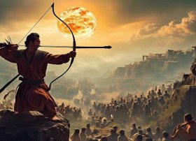 后羿射日儿童视频；后羿射日四字成语故事