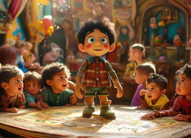 儿童童话故事ppt下载；木偶奇遇记青少年儿童读书分享会ppt