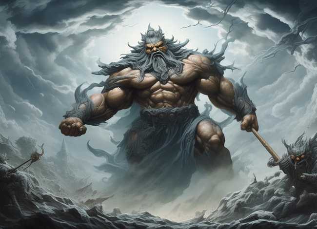 盘古开天辟地图片、石敢当的兵器叫什么_百度图片搜索