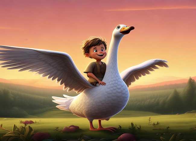 鹅的故事儿童睡前（童话故事尼尔斯骑鹅旅行记）