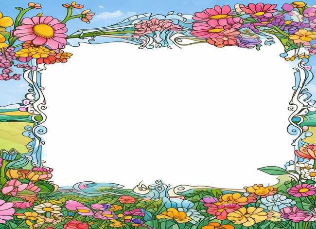 儿童绘画春天图片，关于春的简笔画手抄报 春的手抄报