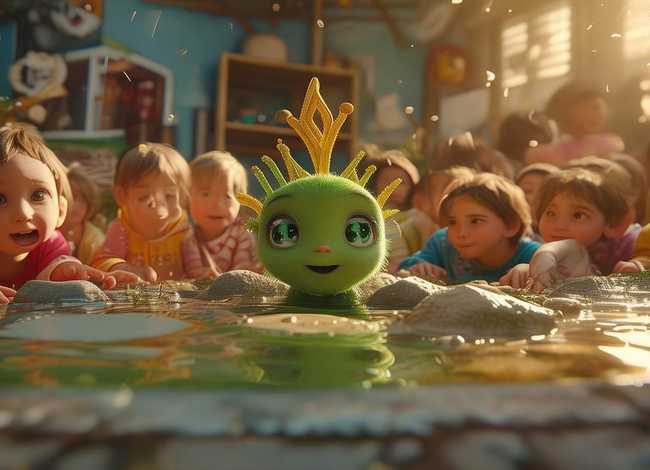 井底之蛙的幼儿故事 - 幼儿园的成语故事