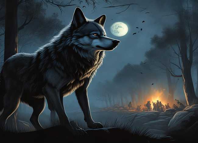 有关狼的小故事 与狼有关的小故事(关于狼的民间故事)