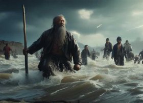 大禹治水故事表演，大禹治水的故事100字左右