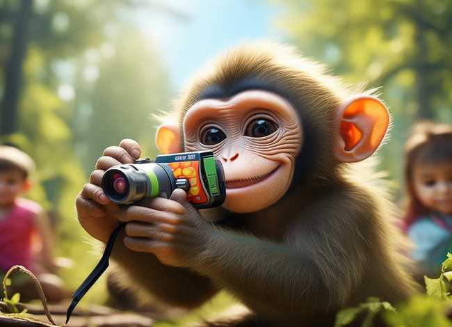 适合少儿演讲的故事，适合演讲的中班幼儿故事《小猴子拍照》