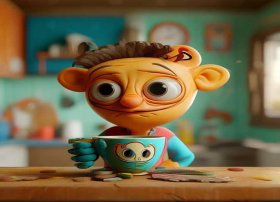 不吃早餐动画片；什么是什么