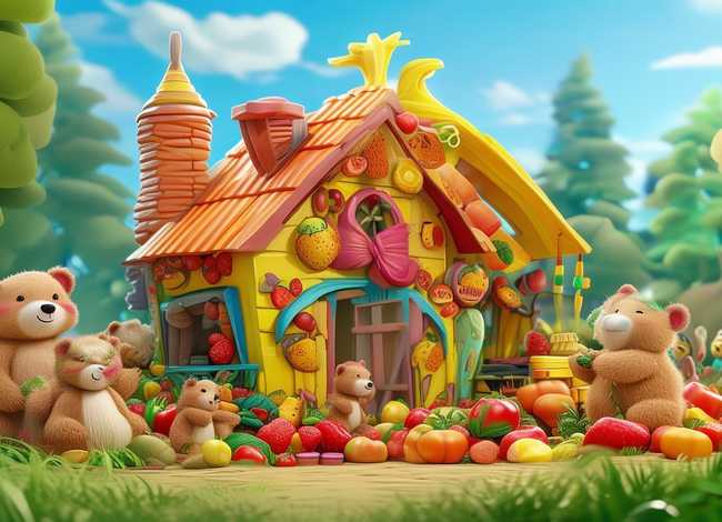 小熊的水果设计意图;小班语言活动《美丽的水果屋》教案 小熊的水果设计意图;小班语言活动《美丽的水果屋》教案