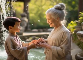 礼仪小故事绘画 - 关于文明礼仪的小故事