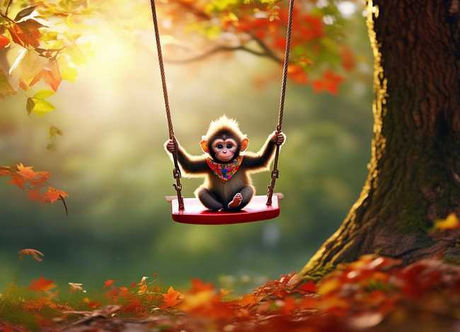 秋千的故事二年级（荡秋千的小猴的故事）