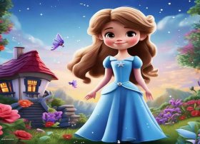 童话故事灰姑娘儿童画 灰姑娘一年级语文阅读卡怎么画