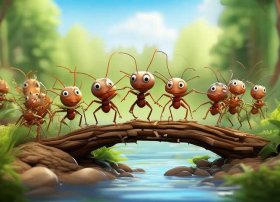 小故事蚂蚁搬家，儿童小故事蚂蚁搬家队
