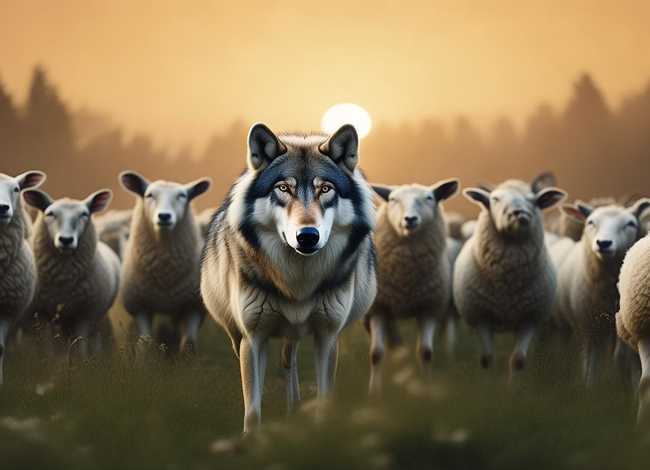 《狼和羊的故事》；狼和羊群的故事告诉我们什么道理