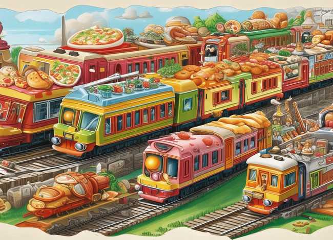 食物的故事绘本（肚子里有个火车站——绘本故事）