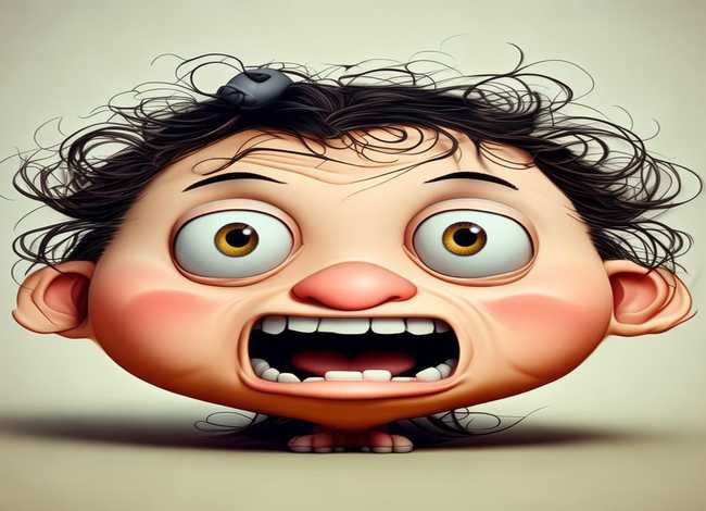 小孩惊讶的表情简笔画、如何画小人表情的简笔画