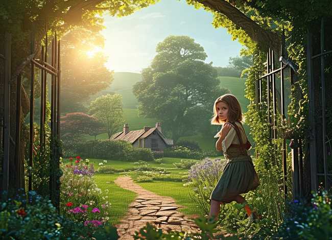 秘密花园儿童版故事；有关美国名著《秘密花园》