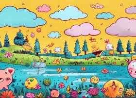 儿童绘本插画图片、这是哪个插画师的画