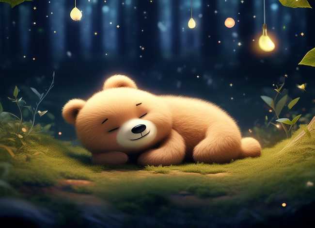 小熊睡觉的故事,儿童睡前故事 失眠的小熊 小熊睡觉的故事,儿童睡前故事 失眠的小熊