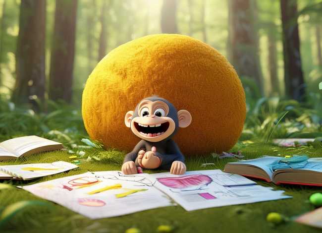 讲故事猴吃西瓜 - RIA®拆书法是什么小猴和RIA®拆书法的故事—写作