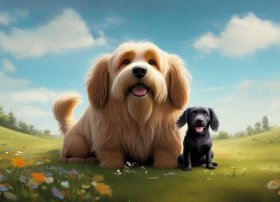 大狗和小狗儿童故事、做大狗好还是做小狗好绘本